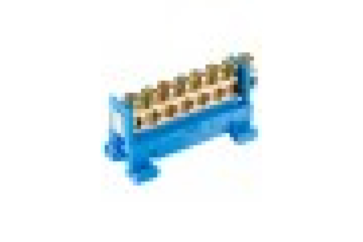 Шина нульова для кріплення на DIN-рейку 8 отв. (502889с)