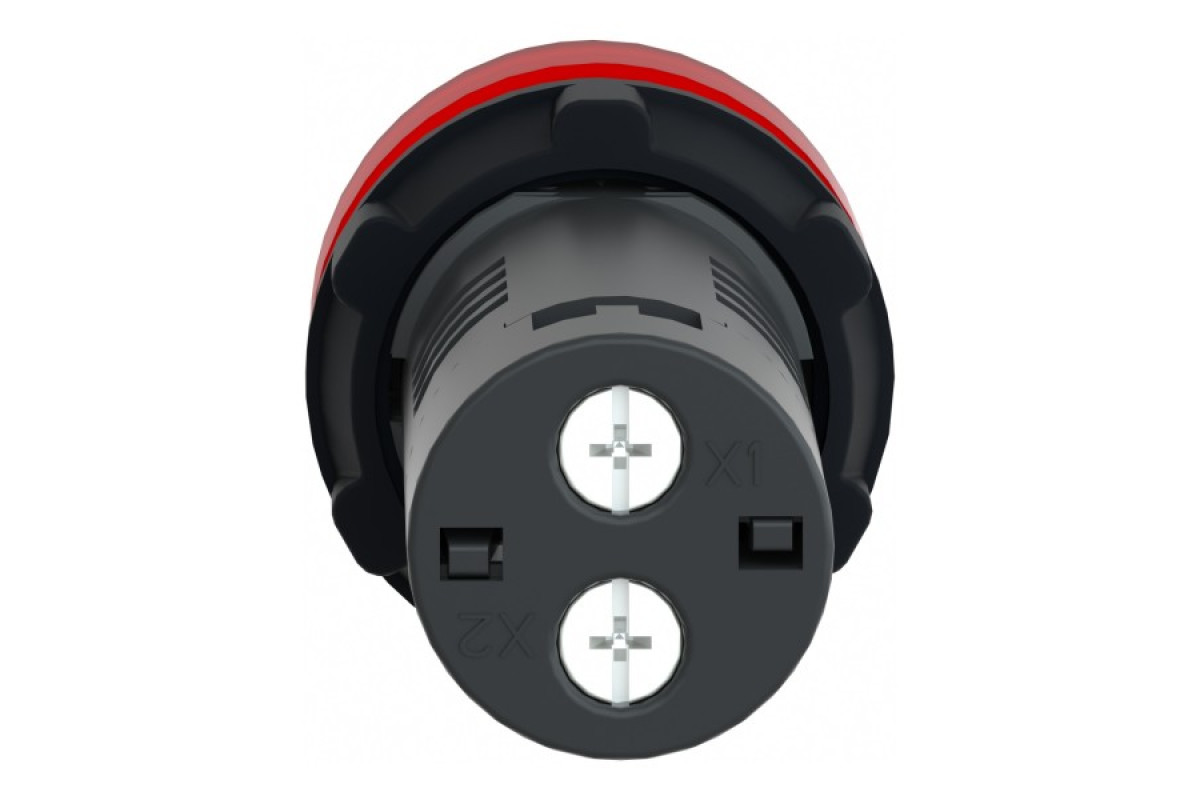 Середня сигнальна лампа ХА2 червоного кольору з номіналом 24В АС/DC (XA2EVB4LC)