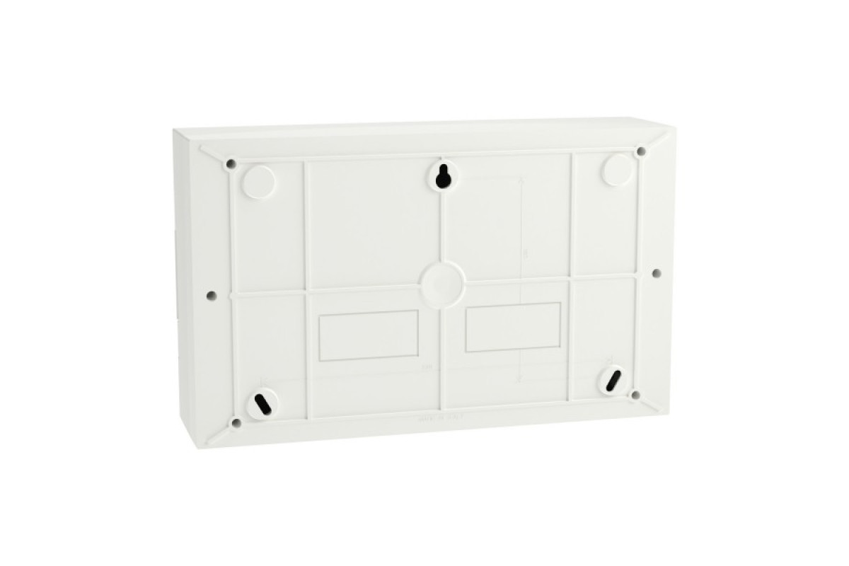 Щит пластиковий Easy9 EU, навісний, 1 ряд 18 модулів, білі двері (EZ9EUD118)