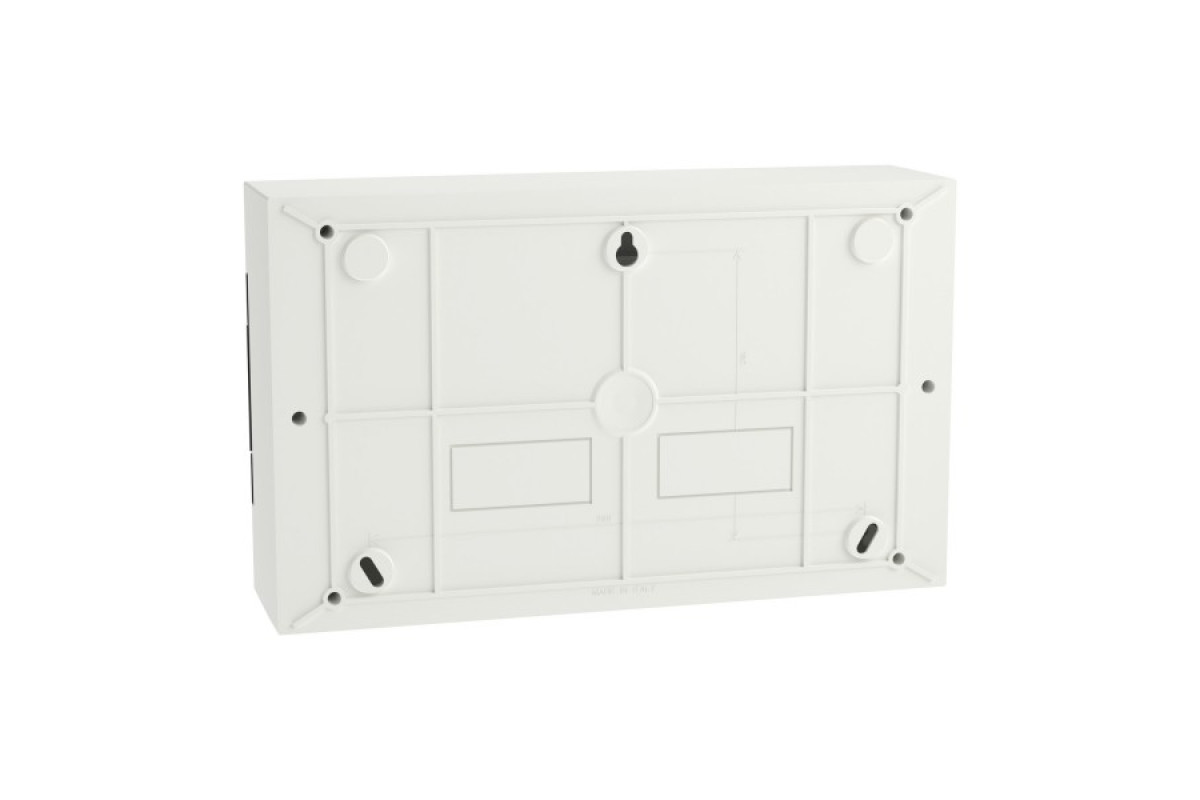 Щит пластиковый Easy9 EU, навесной, 1 ряд 18 модулей, дымчатая дверь (EZ9EUC118)