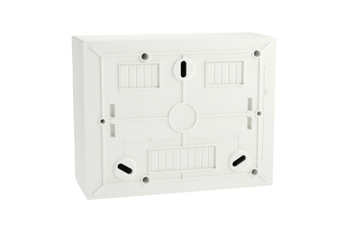 Щит пластиковий Easy9 EU, навісний, 1 ряд 8 модулів, білі двері (EZ9EUD108)
