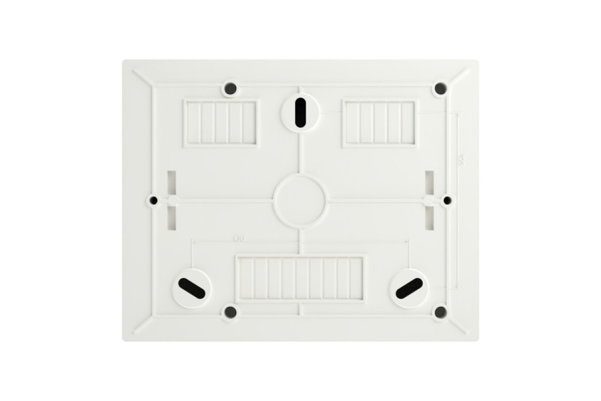 Щит пластиковий Easy9 EU, навісний, 1 ряд 8 модулів, білі двері (EZ9EUD108)