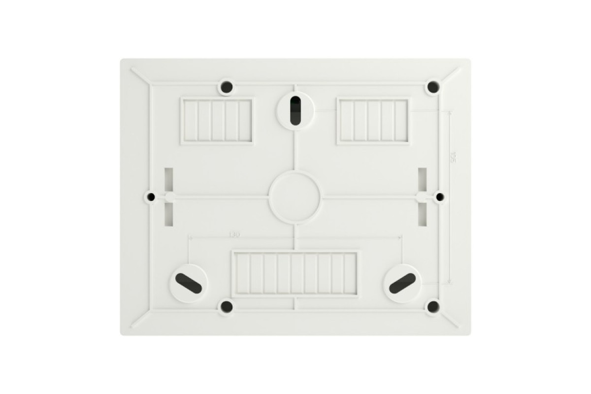 Щит пластиковый Easy9 EU, навесной, 1 ряд 8 модулей, дымчатая дверь (EZ9EUC108)