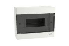 Щит пластиковий Easy9 EU, навісний, 1 ряд 8 модулів, димчасті двері (EZ9EUC108)