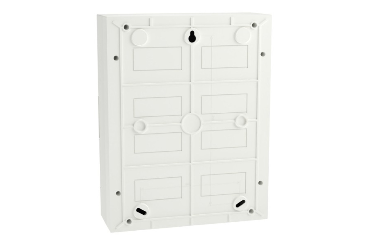 Щит пластиковий Easy9 EU, навісний, 2 ряди по 12 модулів, білі двері (EZ9EUD212)