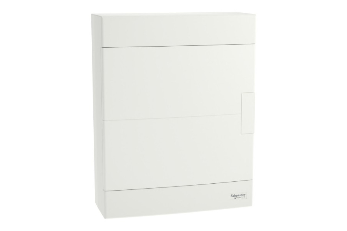 Щит пластиковий Easy9 EU, навісний, 2 ряди по 12 модулів, білі двері (EZ9EUD212)