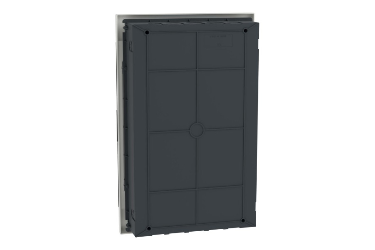 Щит пластиковий Easy9 EU, врізний, 3 ряди по 12 модулів, димчасті двері (EZ9EUA312)