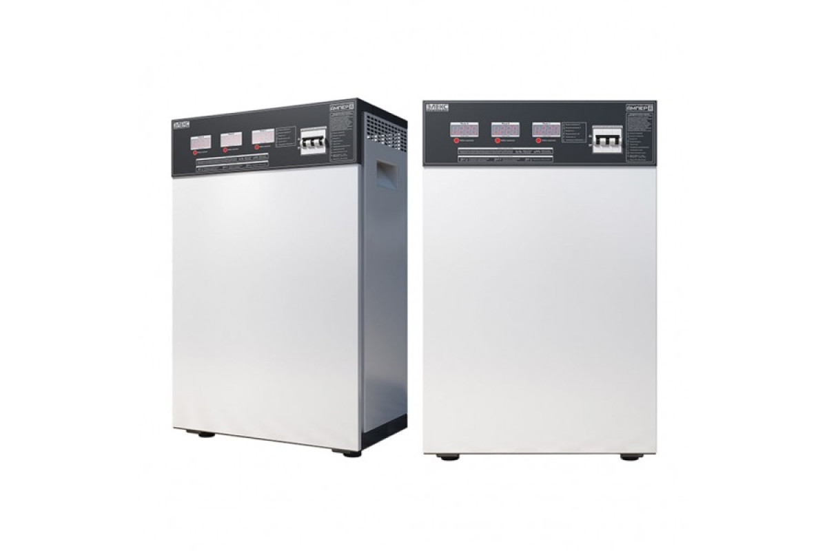 Стабілізатор напруги трифазний побутовий АМПЕР У 12-3/50 v2.0