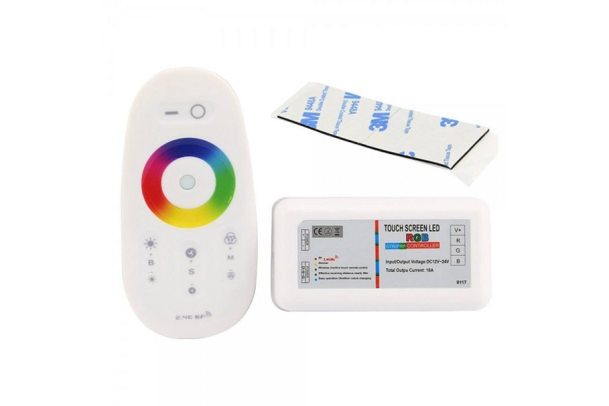 Контроллер RGB Full-TOUCH 18А, Белый (402041)