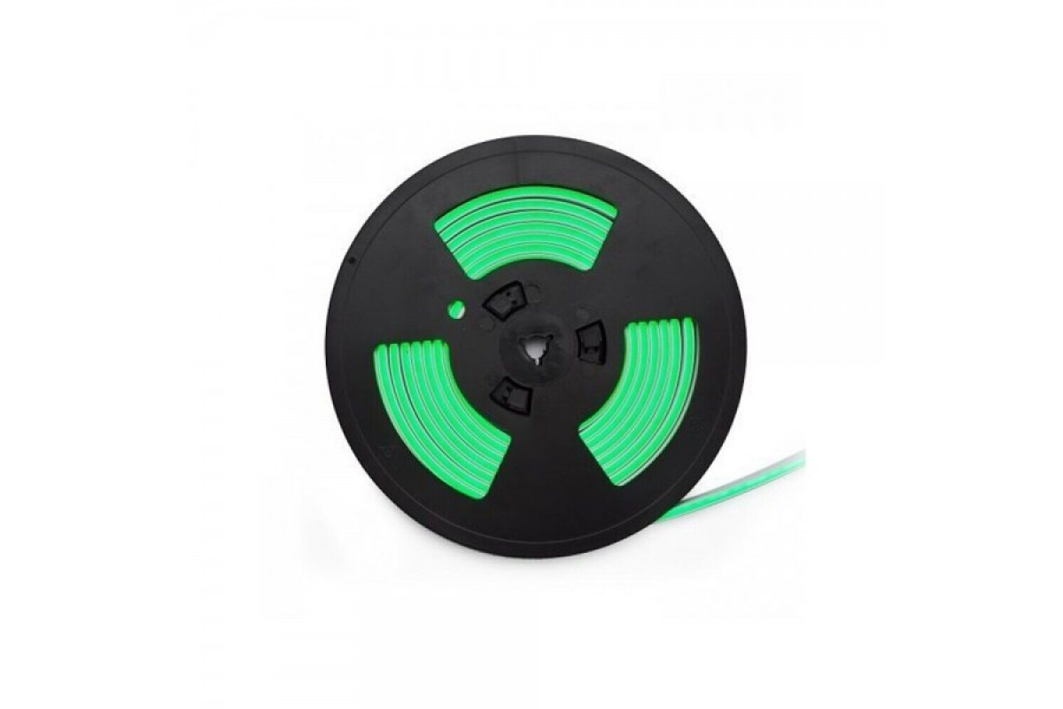 Світлодіодний неон PROLUM™ 6x12, IP68, 12V, Series "FX", Зелений, PRO (120051)