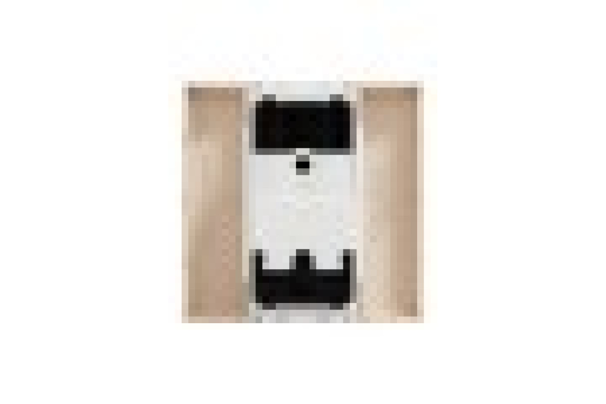 TV-розетка на один вихід, 2 модулі, бежева Unica New Studio (NU346244)