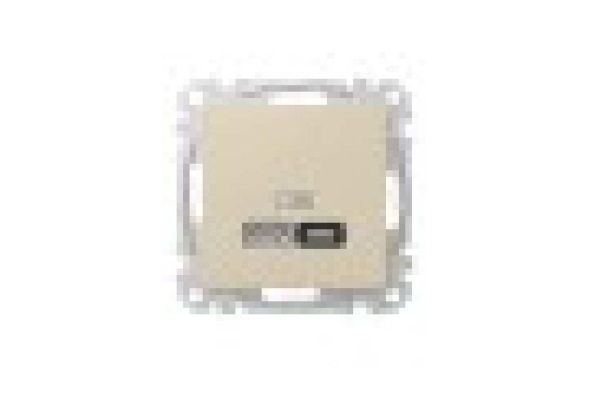 USB розетка A+C, 3 A, 45 Вт, Бежевий Sedna Design (SDD112404)