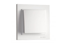 Вимикач одноклавішний, Mono Electric, DESPINA (білий) (102-190025-100)