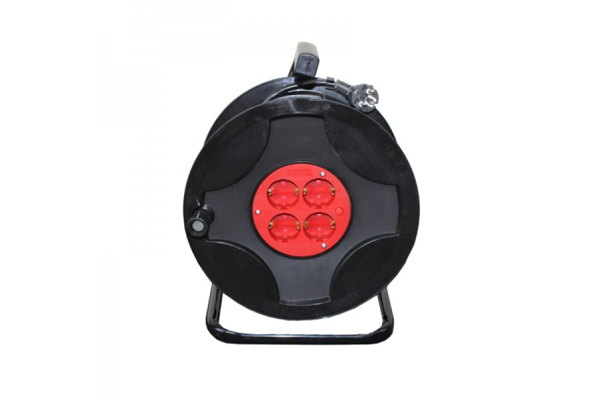 Удлинитель на катушке с заземлением 30 м 4 гнезда (EH-ESR30)