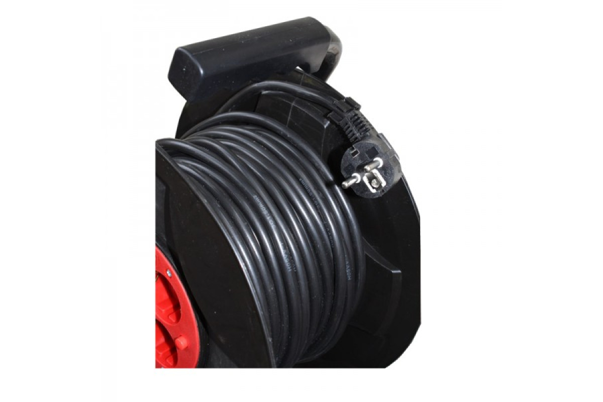 Удлинитель на катушке с заземлением 30 м 4 гнезда (EH-ESR30)