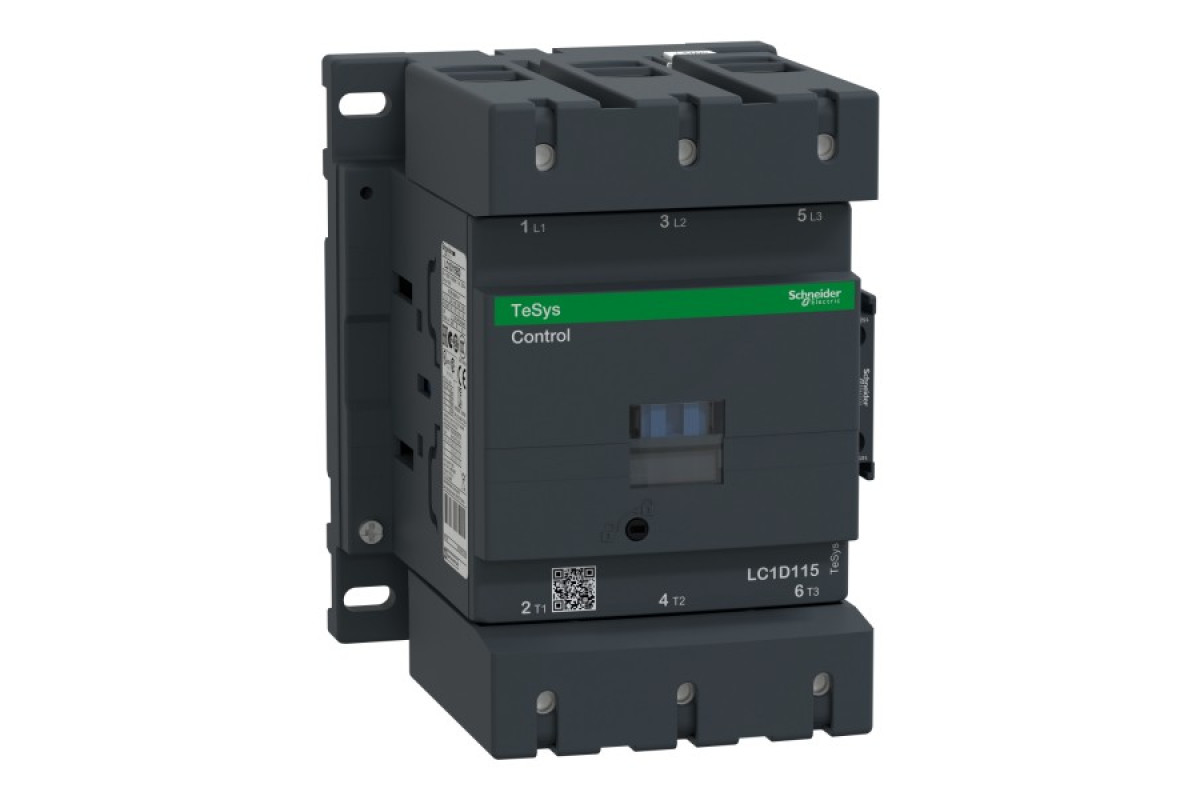 Контактор 3Р,115A,НО+НЗ,24В ОБМЕЖ. (LC1D115BD)