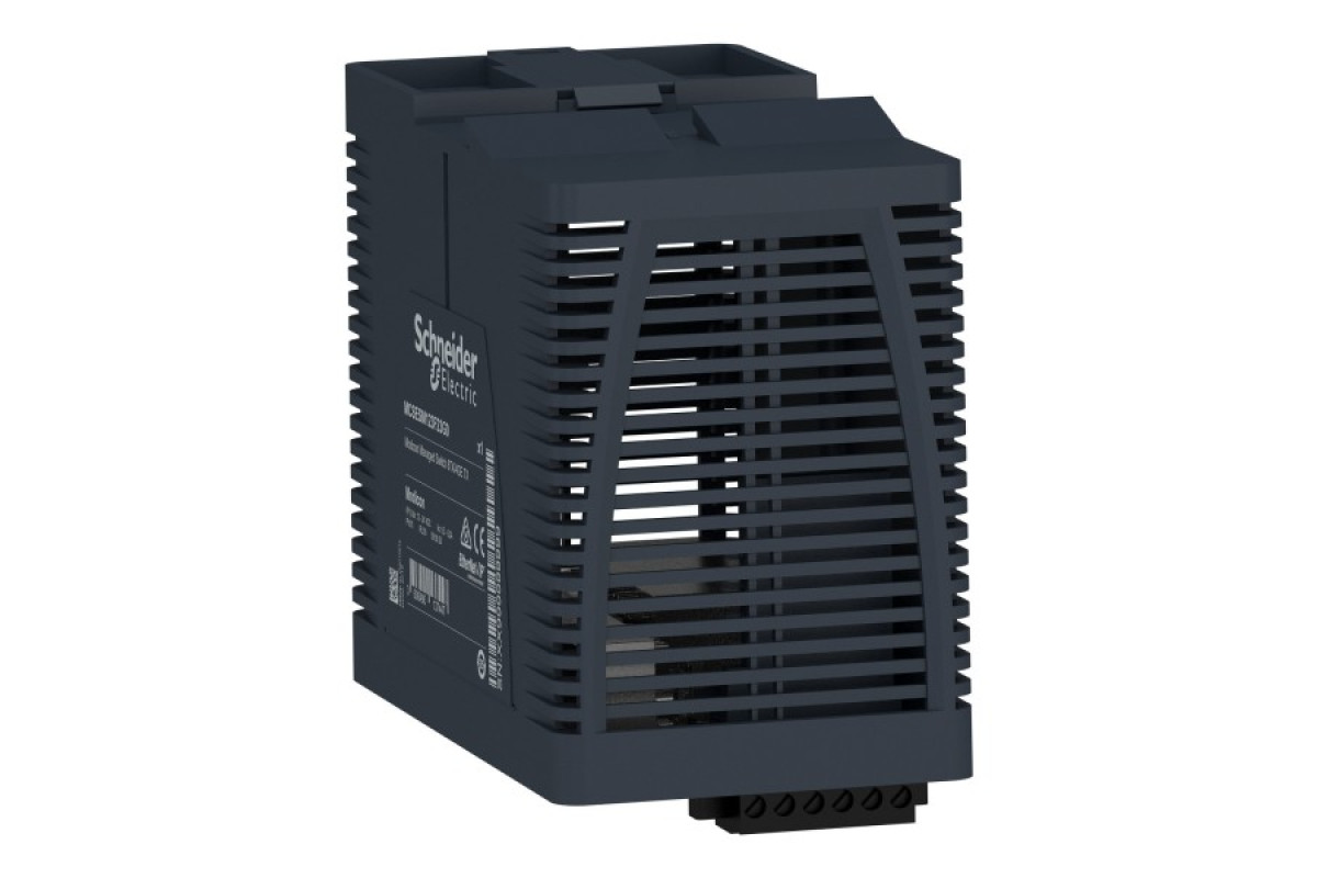 Керований мережевий комутатор Modicon, 8 портів для мідного кабелю, 4 гігабітні порти для мідного кабелю (MCSESM123F23G0)