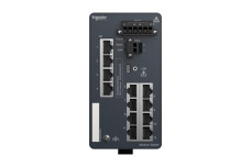 Керований мережевий комутатор Modicon, 8 портів для мідного кабелю, 4 гігабітні порти для мідного кабелю (MCSESM123F23G0)