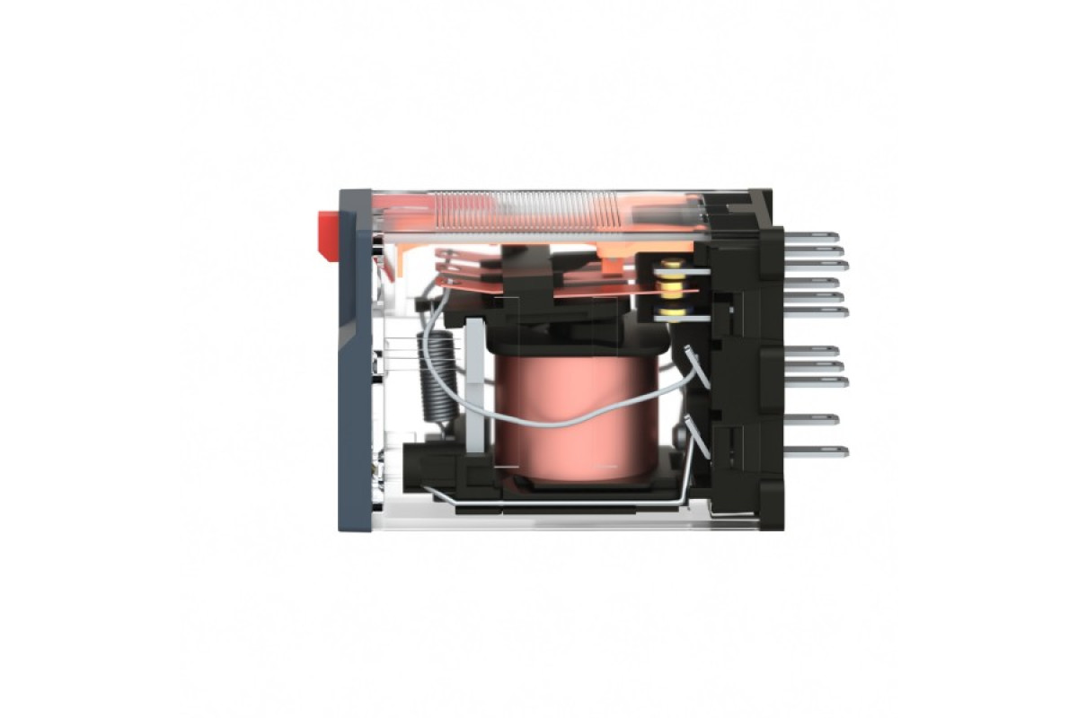 Реле мініатюрне проміжне, 3CO, світлодіод, ~230В (RXM3AB2P7)