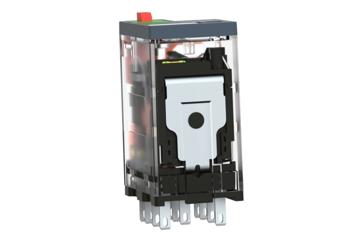 Реле мініатюрне проміжне, 3CO, світлодіод, ~24В (RXM3AB2B7)