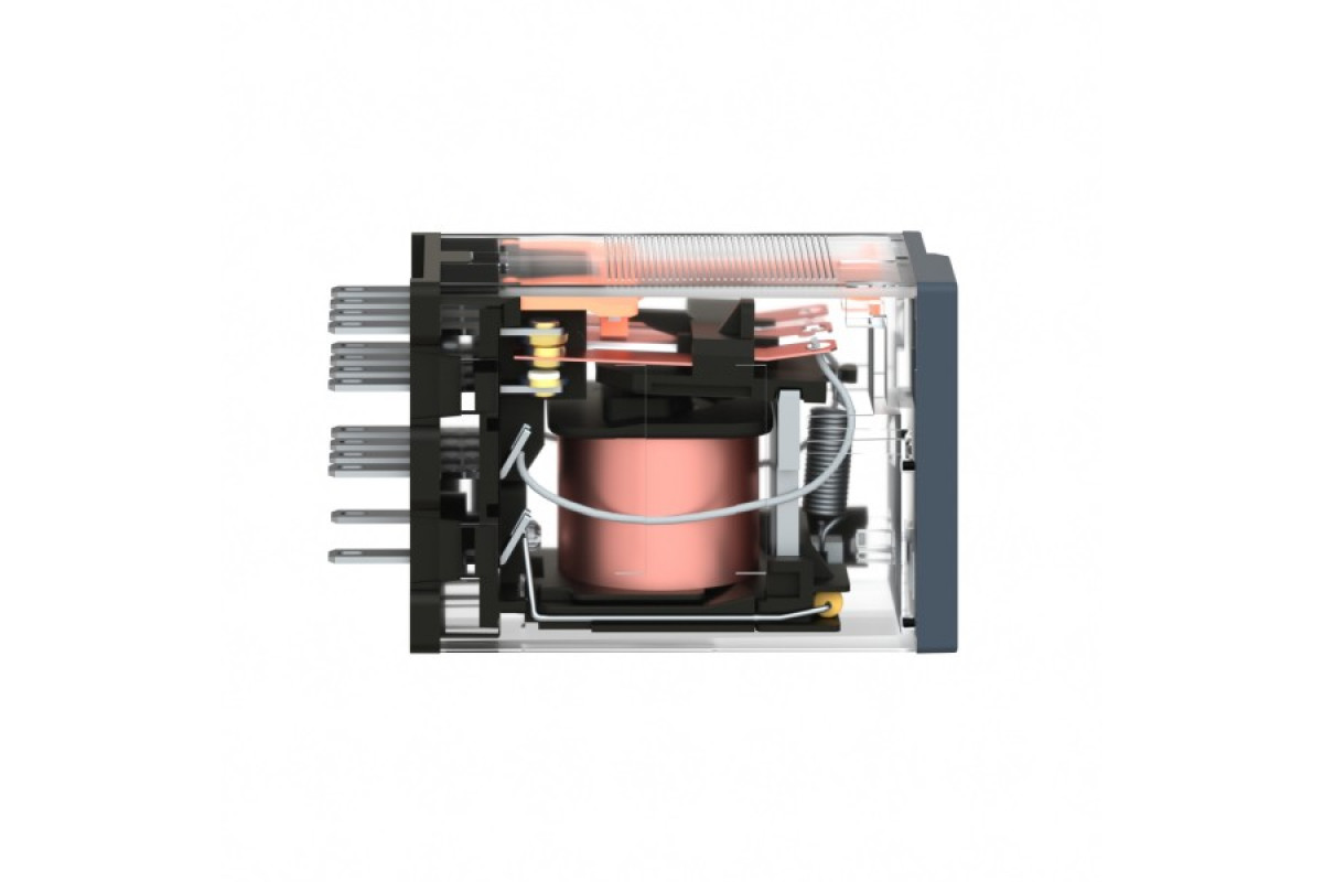 Реле мініатюрне проміжне, 3С/О, =24В (RXM4AB3BD)