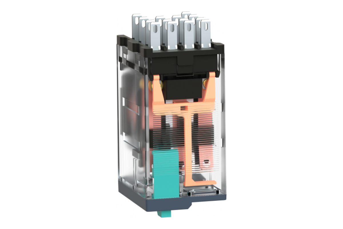 Реле мініатюрне проміжне, 4CO, =24В (RXM4AB1BD)