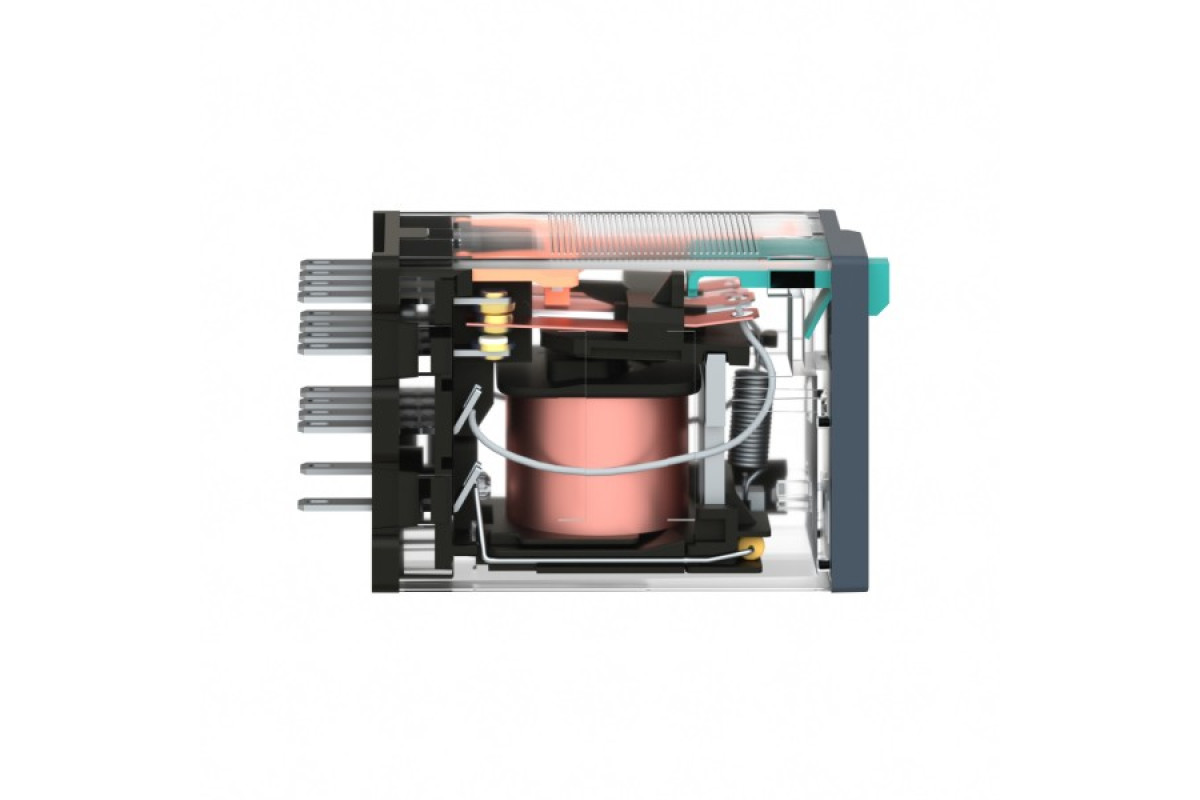 Реле мініатюрне проміжне, 4CO, світлодіод, =110В (RXM4AB2FD)