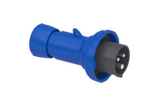 Кабельна вилка PratiKa, пряма, 16 A, 2P + E, 200-250 В AC, IP67 (PKE16M723)