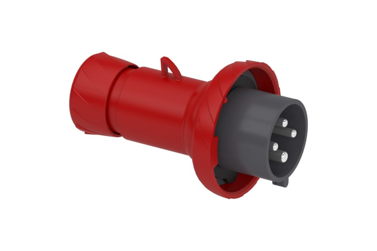 Кабельна вилка PratiKa, пряма, 32 A, 3P + E, 380-415 В AC, IP67 (PKE32M734)