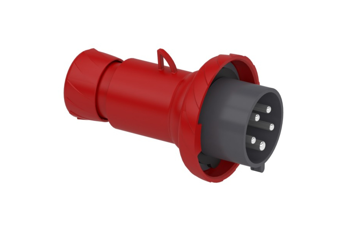 Кабельна вилка PratiKa, пряма, 32 A, 3P + N + E, 380-415 В AC, IP67 (PKE32M735)