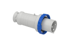 Кабельна вилка гвинтова 63А 2P+E IP67 220В (81378)