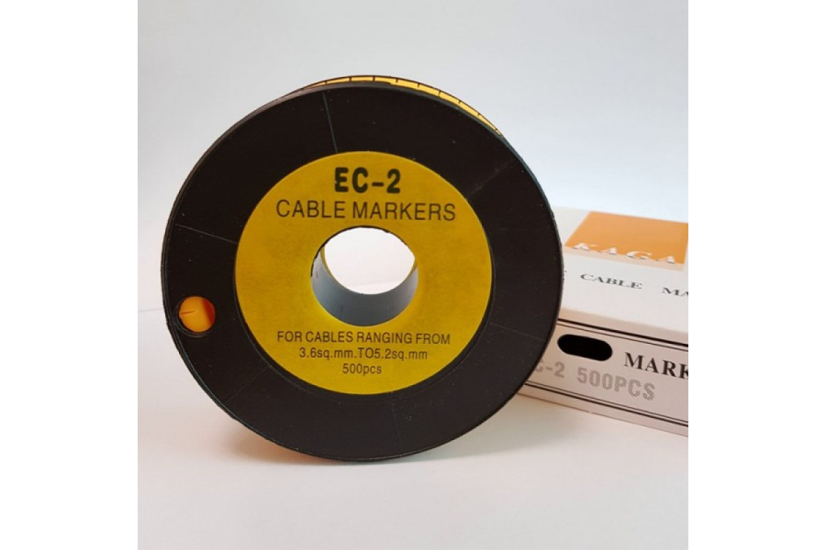 Маркувальна бірка ЕС-1 (3,6-5,2 мм²) символ "4" (502622/4)