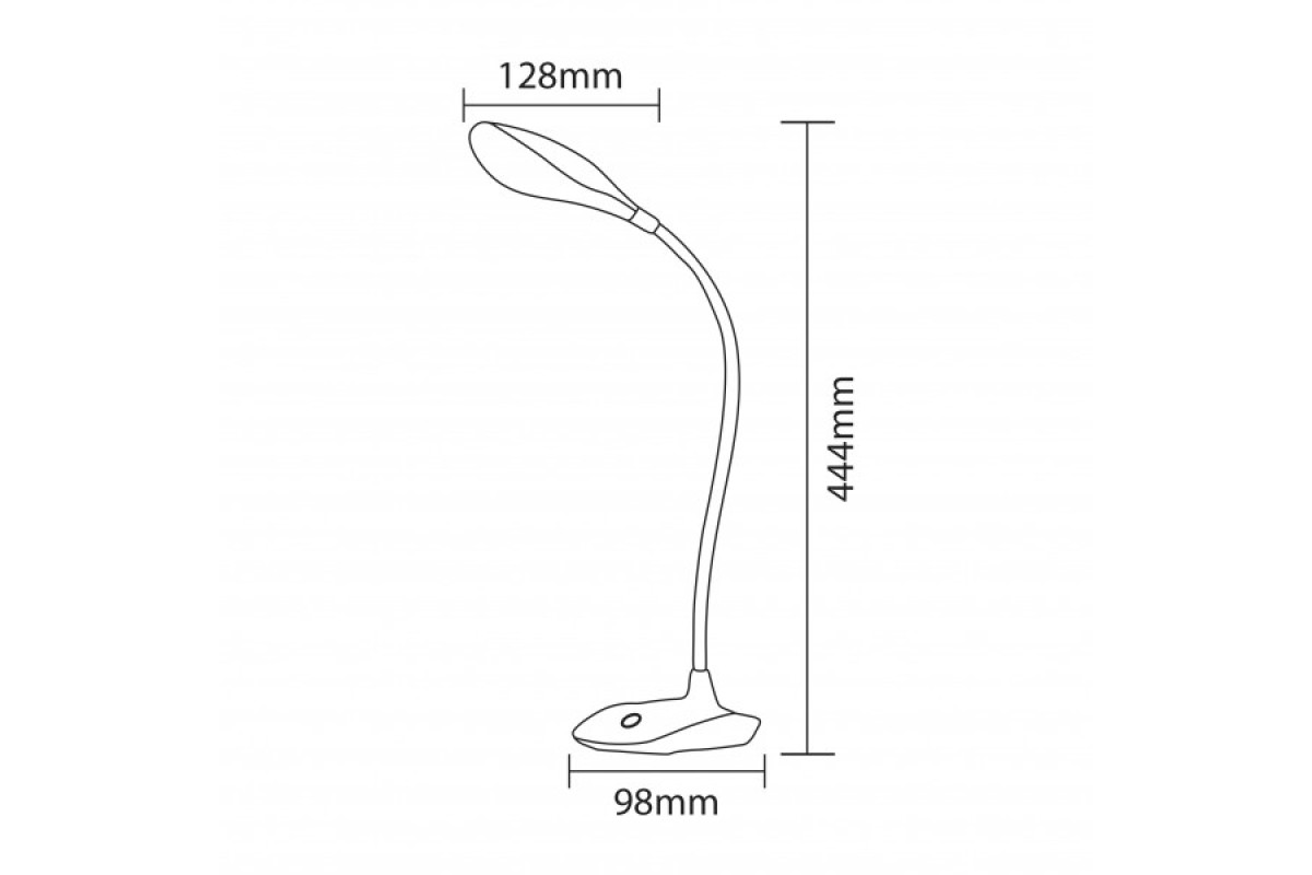 Світильник настільний акумуляторний ASLI 9 W білий (049-035-0009-010)