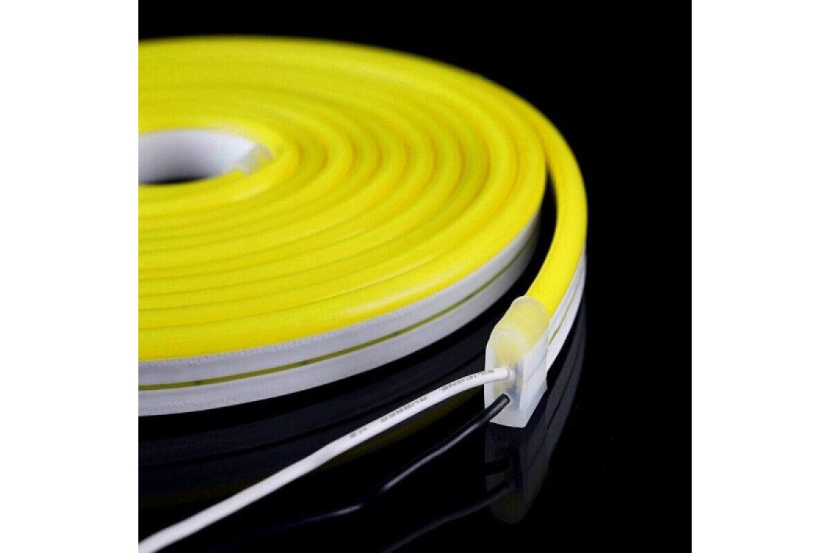 Світлодіодний неон PROLUM™ 6x12, IP68, 12V, Series "GT", Жовтий, PRO (120033)