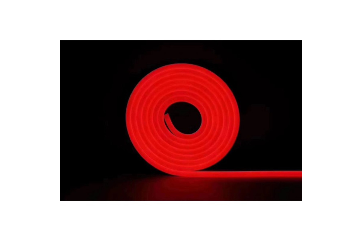 Світлодіодний неон PROLUM™ 6x12, IP68, 12V, Series "SM", Червоний, PRO (120009)