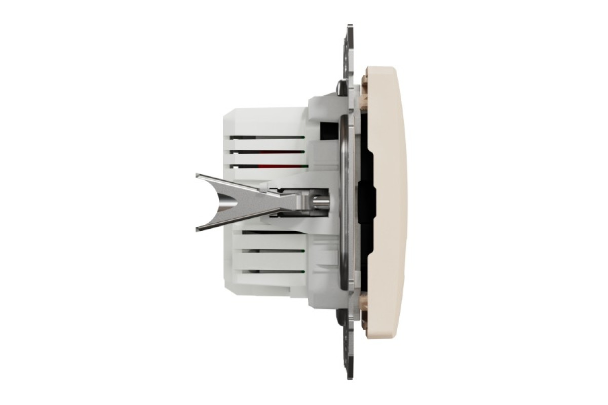 USB розетка тип A+A 2,1A Бежевий Sedna Design (SDD112401)