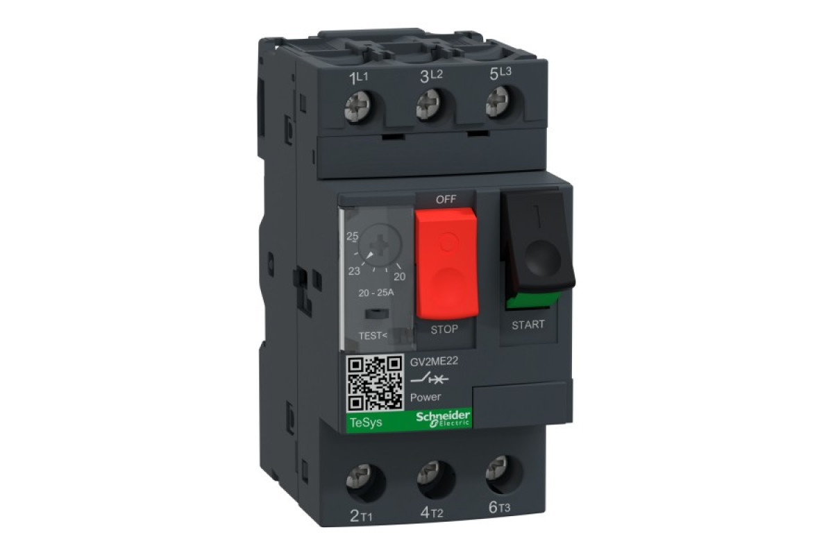 Автоматичний вимикач захисту двигунів TeSys GV 20-25 (GV2ME22)