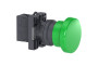 Грибовидная кнопка зеленого цвета диаметром 40 мм, 1NO (XA2EC31)