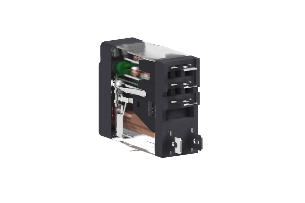 Реле управління - Zelio RXG - 1 C/O стандарт - 12 V DC - 10 A - з LED (RXG12JD)