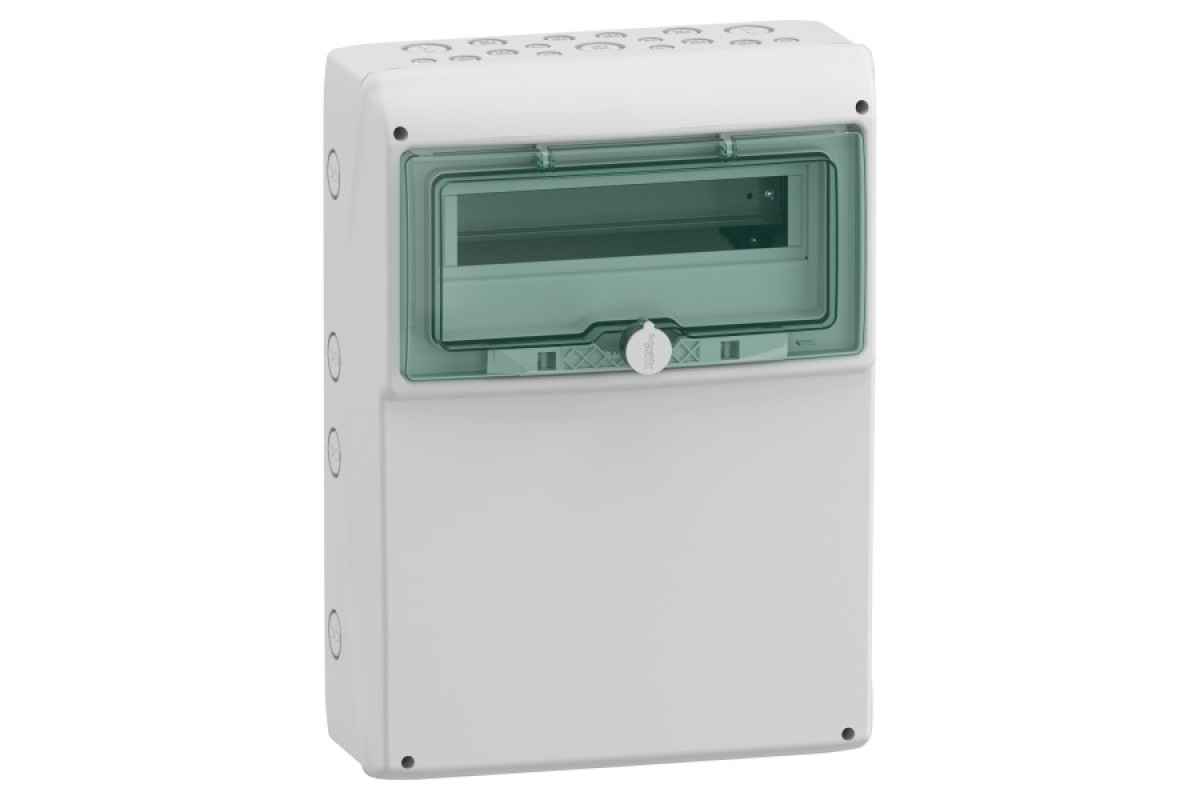 Универсальный щит для розетки, Mureva, 1х12 модулей, (Ш)340мм х(В)460мм, без клеммного блока (13192)