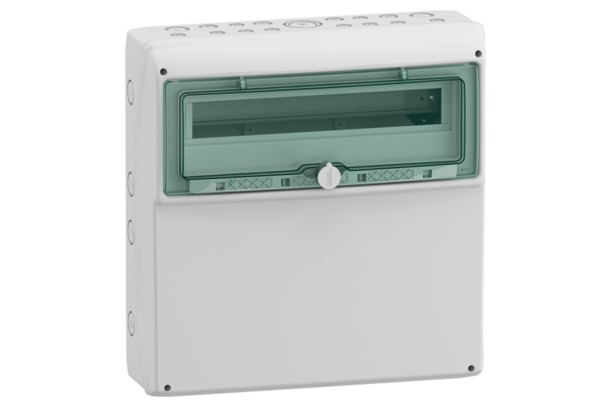 Універсальний щит для розетки, Mureva, 1х18 модулів, (Ш)448мм х (В)460мм, без клемного блоку (13193)