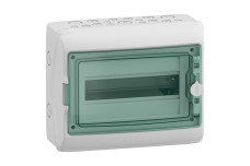 Щит для модульних пристроїв, Mureva, 1х12 модулів, клемний блок заземлення та нейтралі (13431)