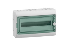 Щит для модульних пристроїв, Mureva, 1х18 модулів, клемний блок заземлення та нейтралі (13432)