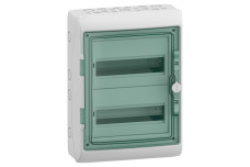Щит для модульних пристроїв, Mureva, 2х12 модулів, клемний блок заземлення (13983)