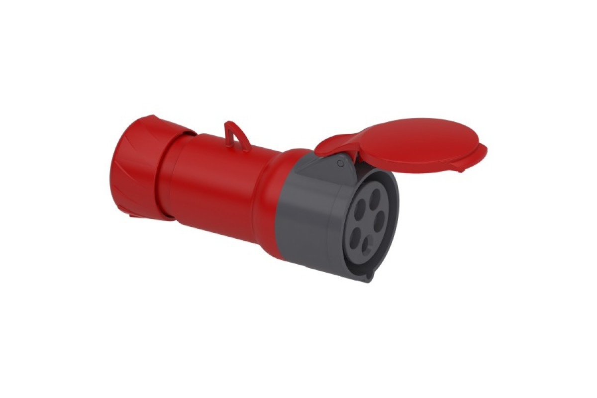 Кабельная Розетка PRATIKA, прямая, 16A, 3P+N+E, 380-415 B AC, IP44 (PKF16M435)