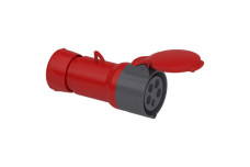 Кабельна Розетка PRATIKA, пряма, 16 A, 3P + N + E, 380-415 B AC, IP44 (PKF16M435)