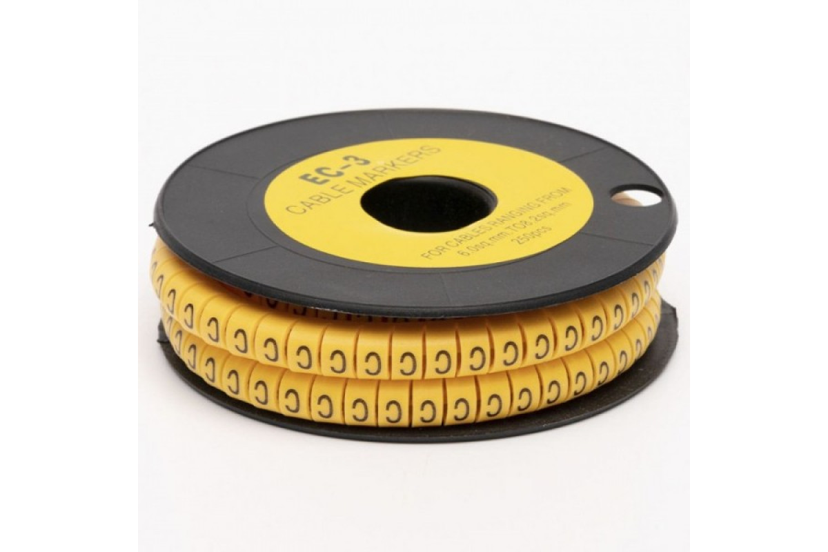 Маркувальна бірка ЕС-3 (5-7,2 мм²) символ "C" (502623/c)