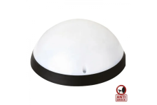 Світильник пластиковий Акуа Опал Повний Місяць LED 20W з датчиком руху чорний (400-425-115)