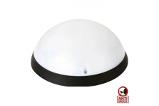 Світильник пластиковий вологозахист Акуа Повний Місяць Опал чорний (400-123-115)