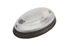 Світильник пластиковий Овал Нінова димчатий (400-012-107)